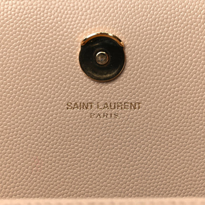Saint Laurent Grain De Poudre Small Monogram Kate Satchel  Nude Powder 5 of 9