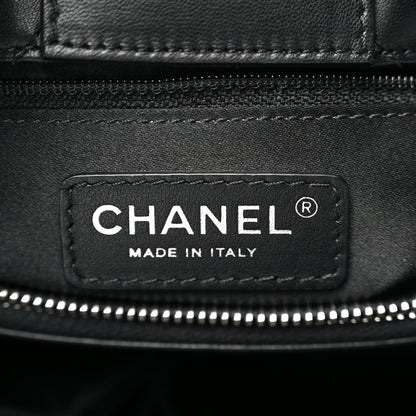 Chanel Lambskin Quilted  7 Tote Black 5 of 9