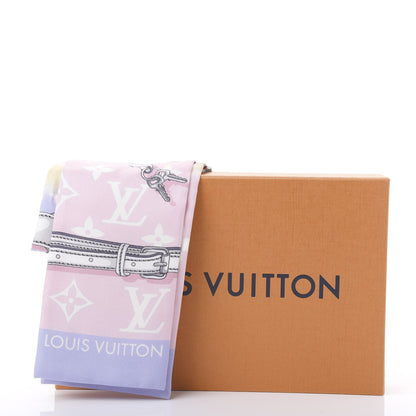 Louis Vuitton Silk Monogram Escale Confidential Bandeau Pink 5 of 5