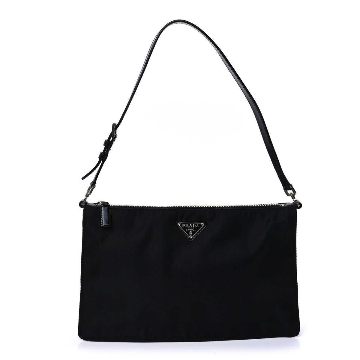 Nylon Shoulder Bag Black