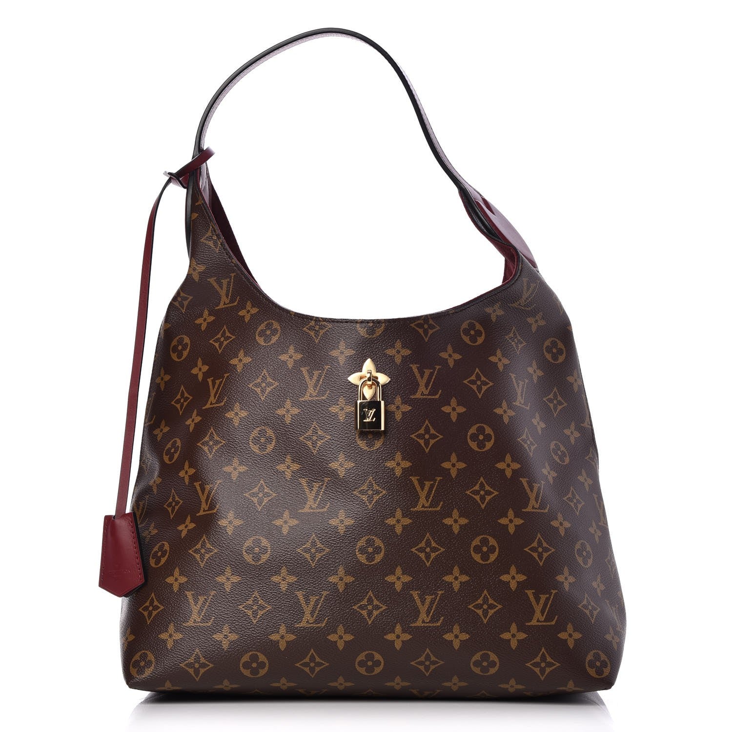 Louis Vuitton Monogram Flower Hobo Bordeaux 1 of 8