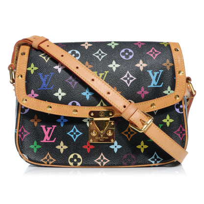 Louis Vuitton Monogram Multicolor Sologne Black 1 of 7