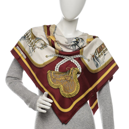 Hermes Silk Grand Apparat Scarf 90 2 of 8