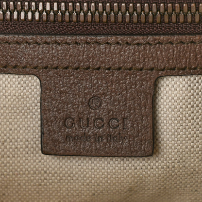 Gucci GG Supreme Monogram Web Small Ophidia Half Moon Hobo Brown 6 of 12