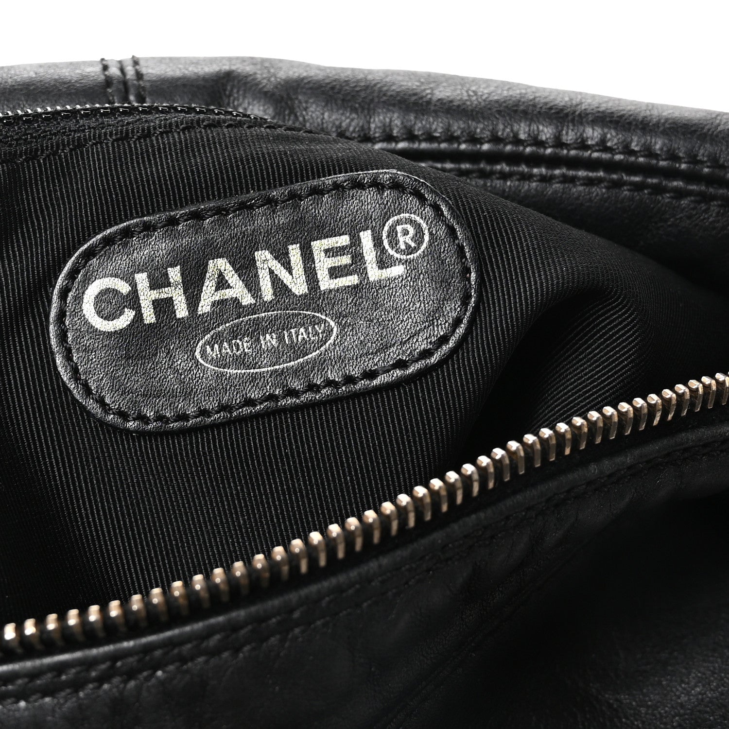 Chanel Calfskin CC Hobo Black 6 of 10
