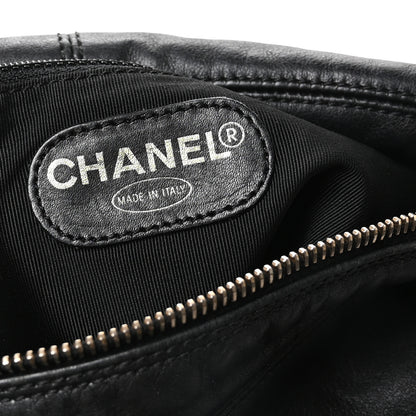 Chanel Calfskin CC Hobo Black 6 of 10