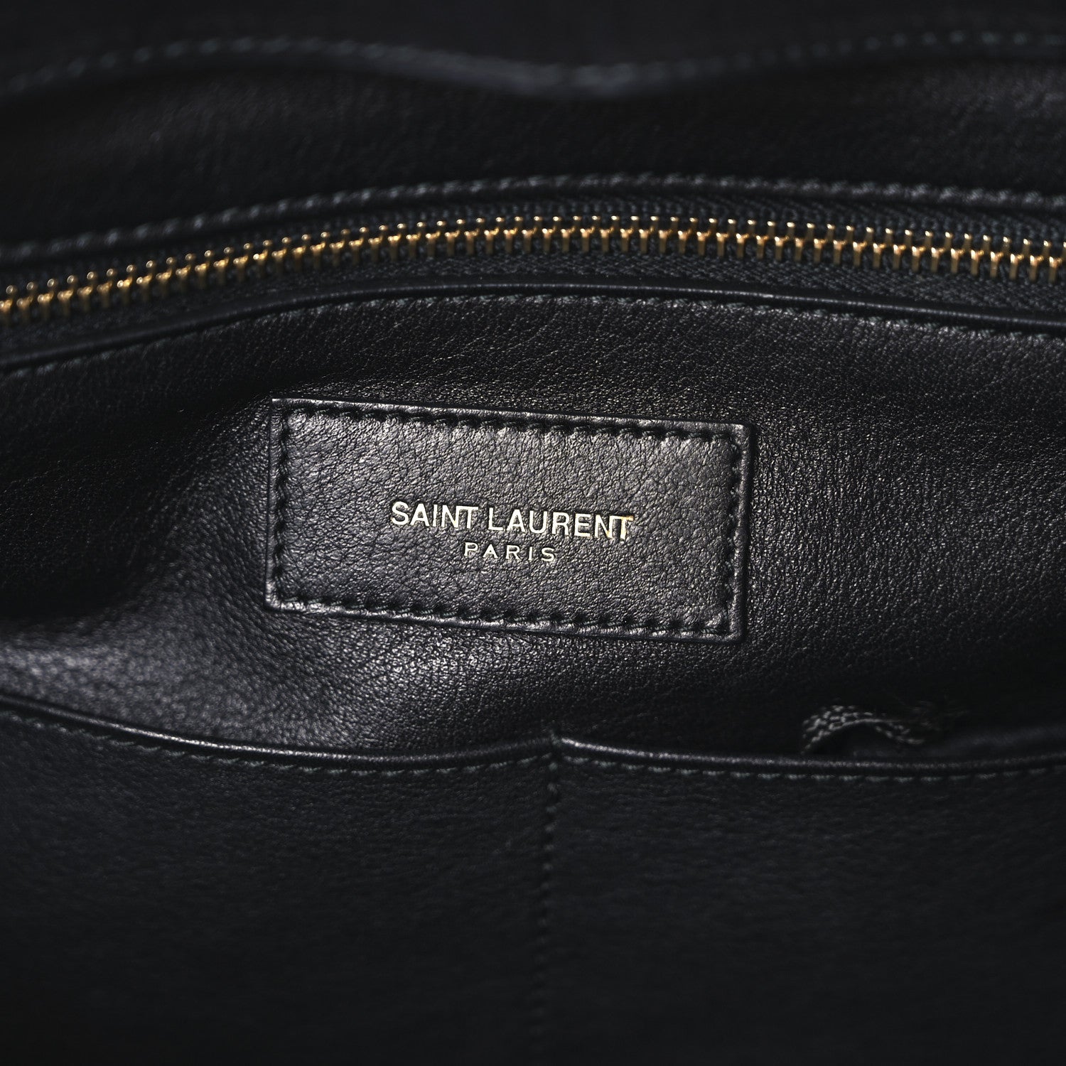 Saint Laurent Suede Calfskin Large Sac De Jour Carryall Black 6 of 9