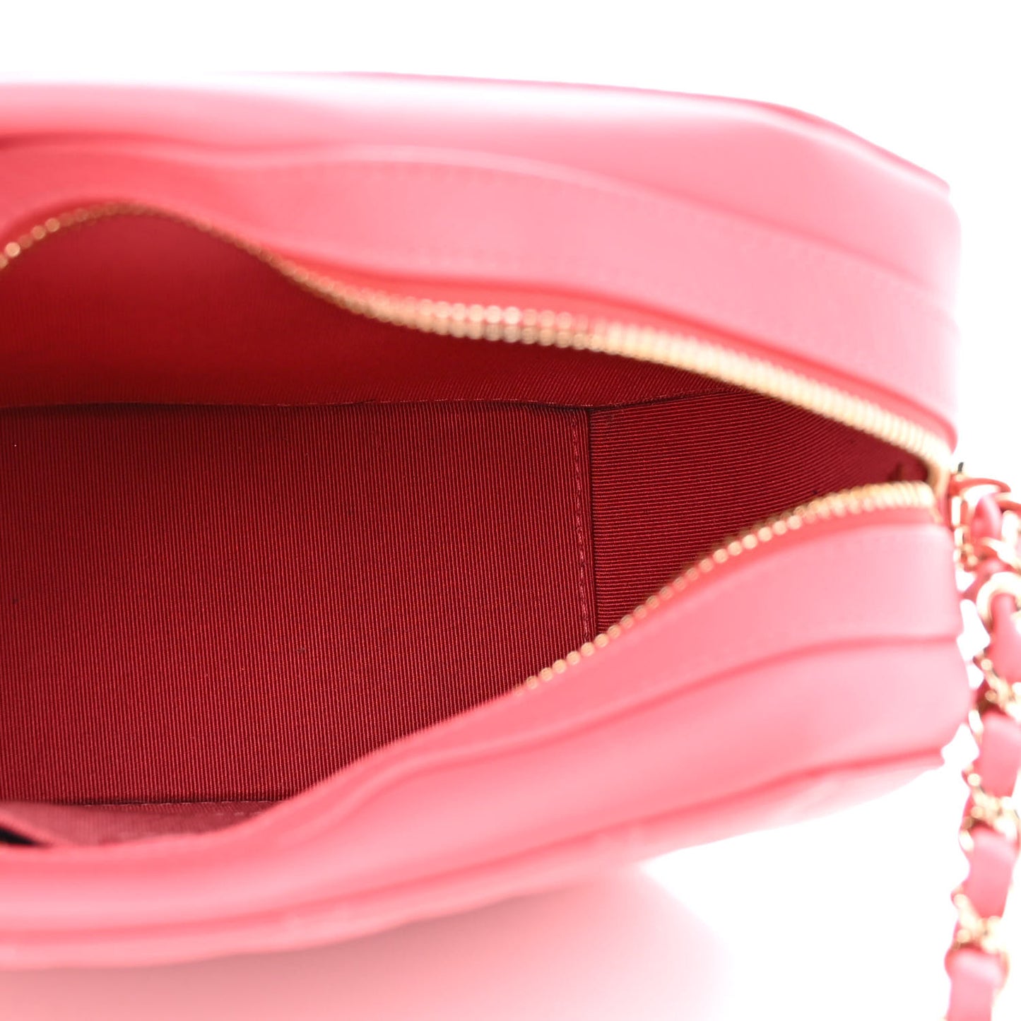 Lambskin CC Octagon Camera Case Pink