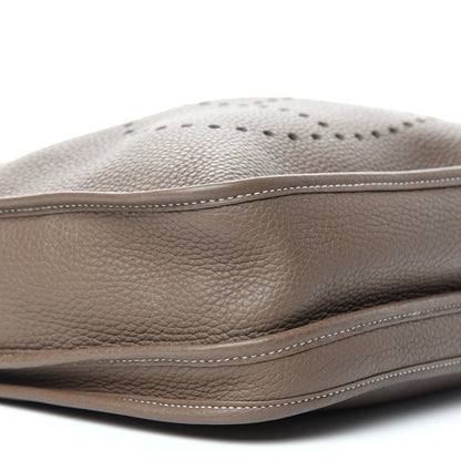 Hermes Taurillon Clemence Evelyne III PM Etoupe 8 of 10