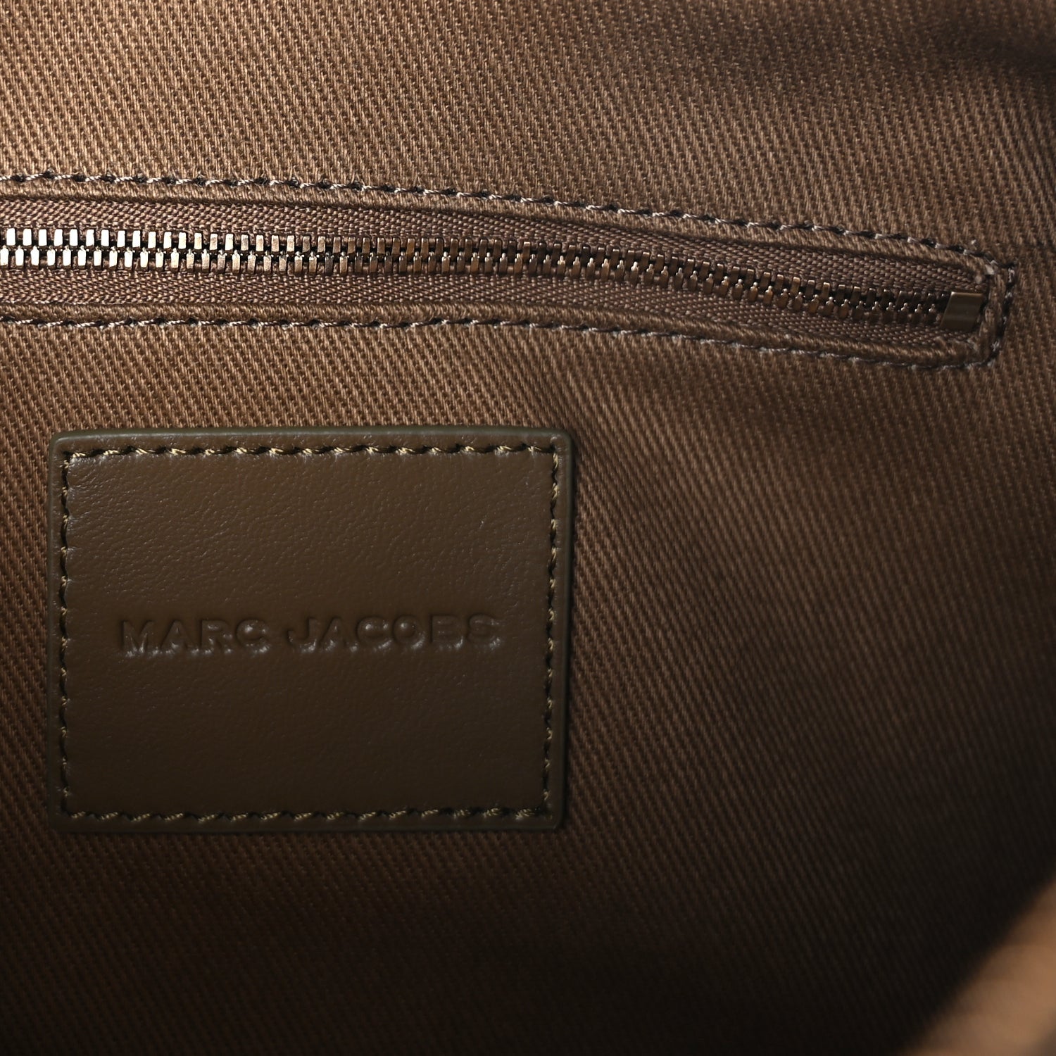 Marc Jacobs MARC JACOBS Lambskin Small The Wave Bag Olive 5 of 8