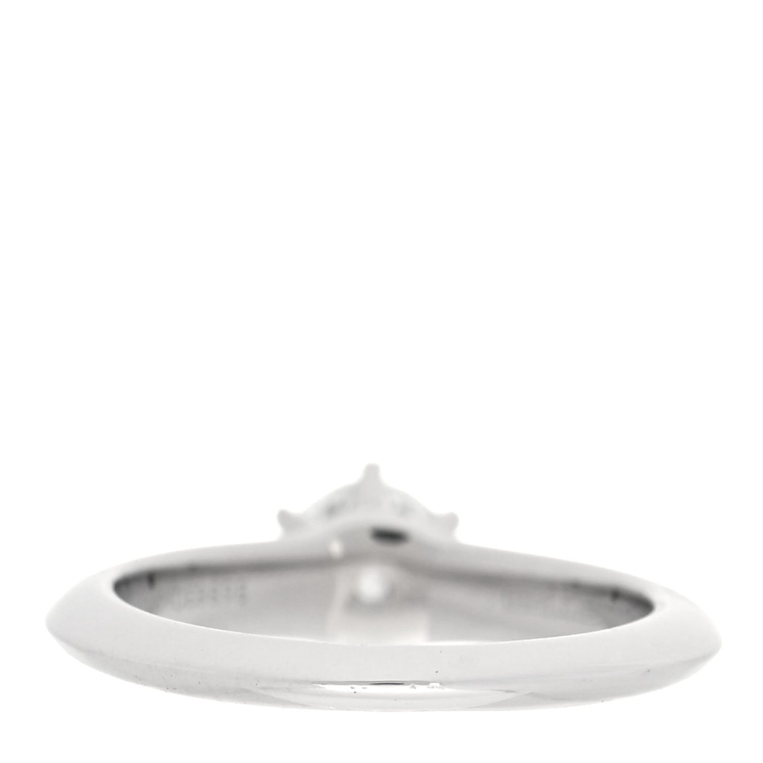 Tiffany Platinum Diamond .55ct Solitaire Engagement Ring 47 4 3 of 5