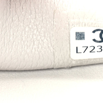 Chanel Lambskin Quilted Mini Flap Bag Charm With Hook  Grey 6 of 9