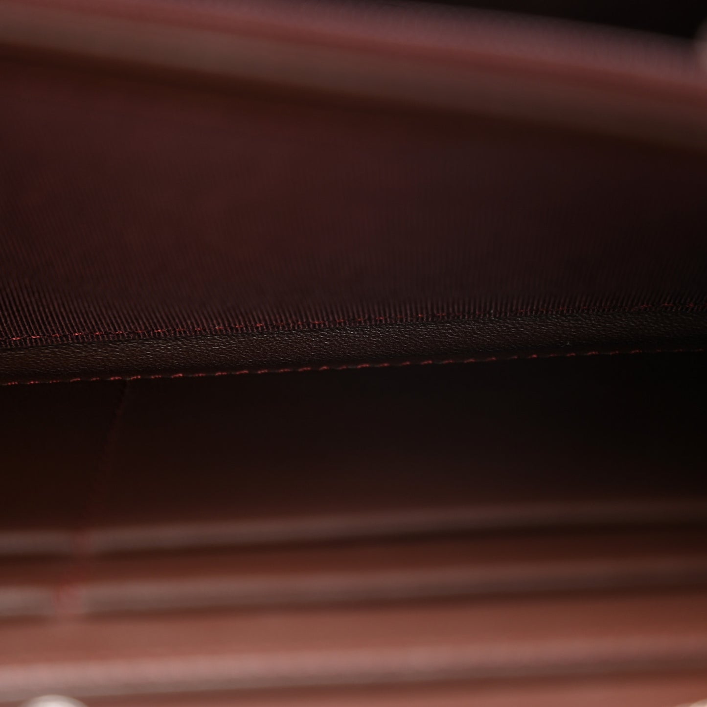 Lambskin Quilted Large Gusset Zip Around Wallet Black