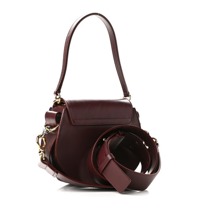 Chloe Calfskin Small Tess Bag Burnt Brown 3 of 9