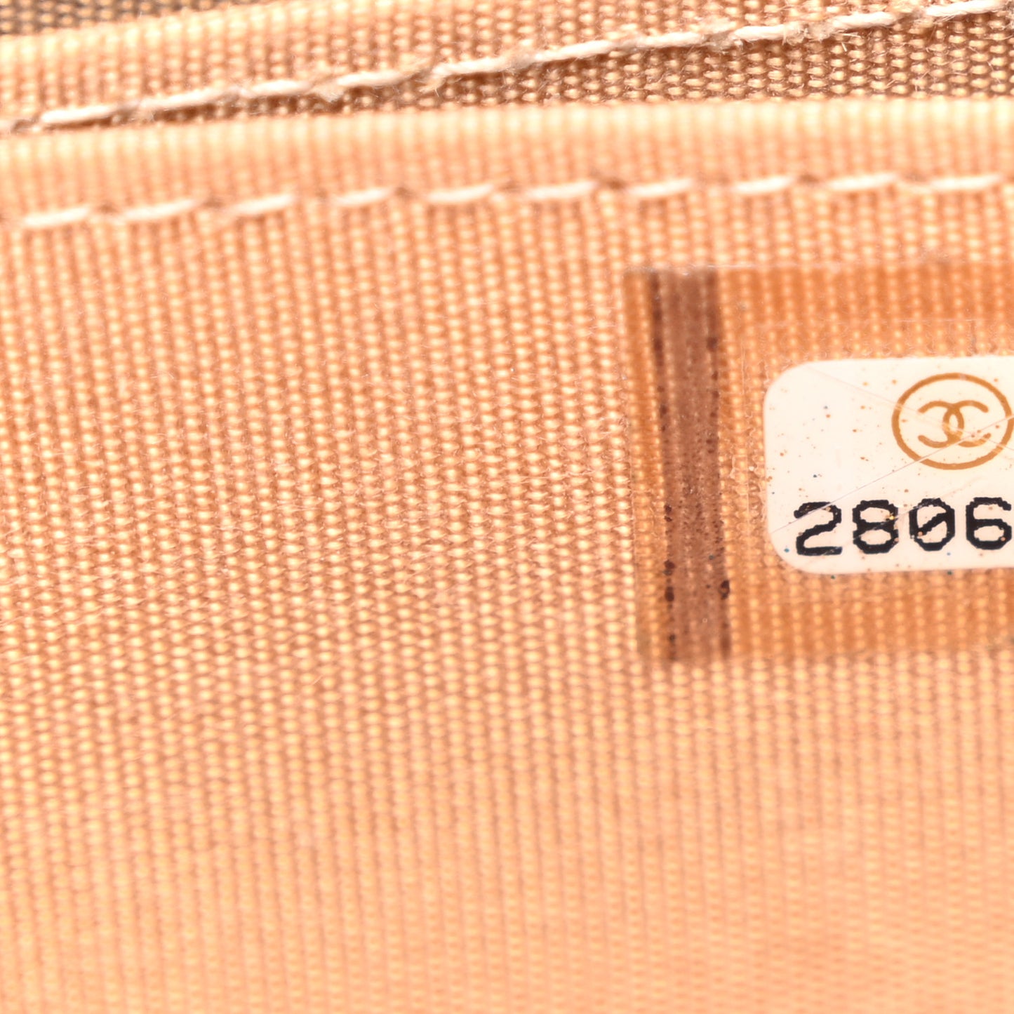 Caviar Quilted Boy Zip Around Coin Purse Wallet Beige