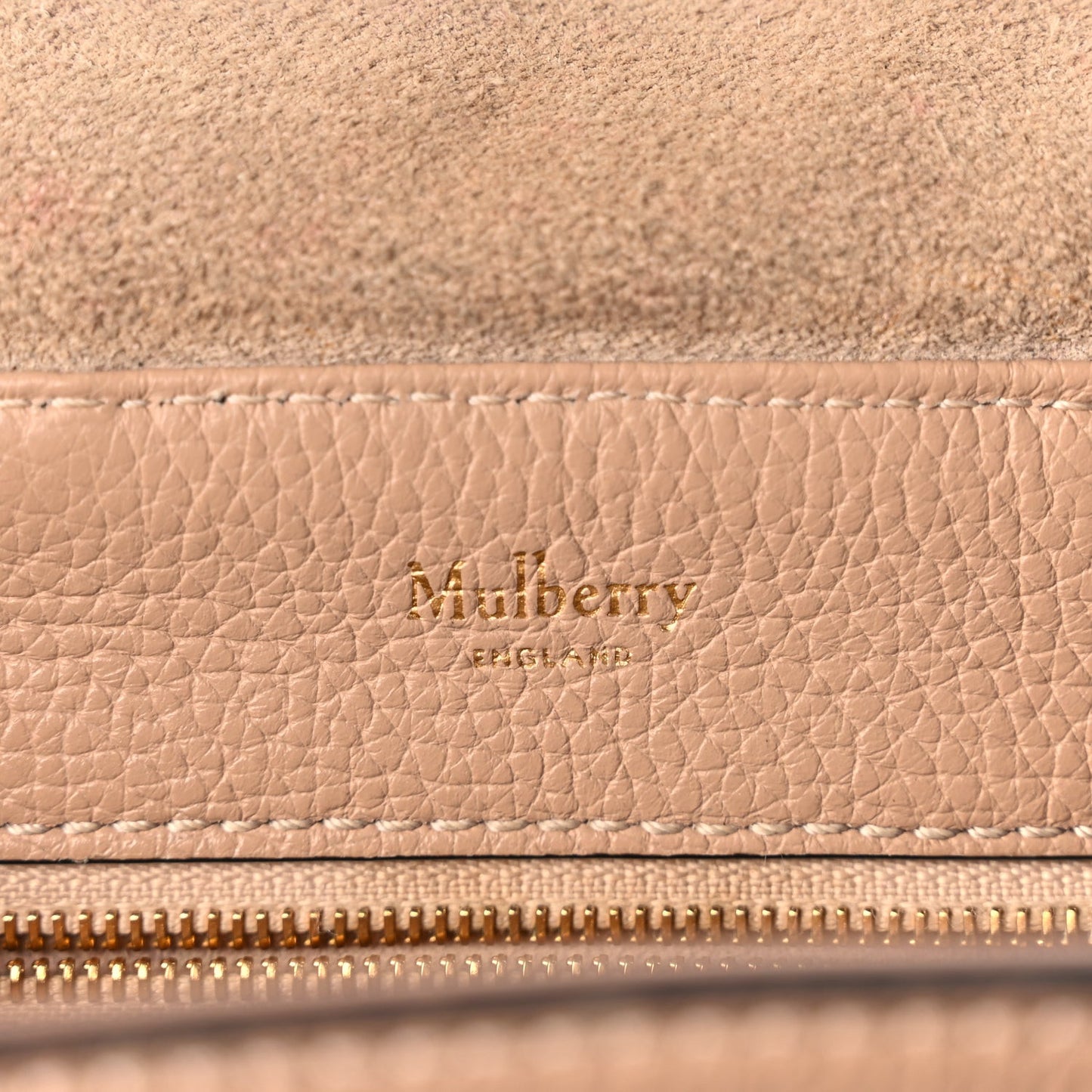 Classic Grain Calfskin Mini Bayswater Backpack Blush