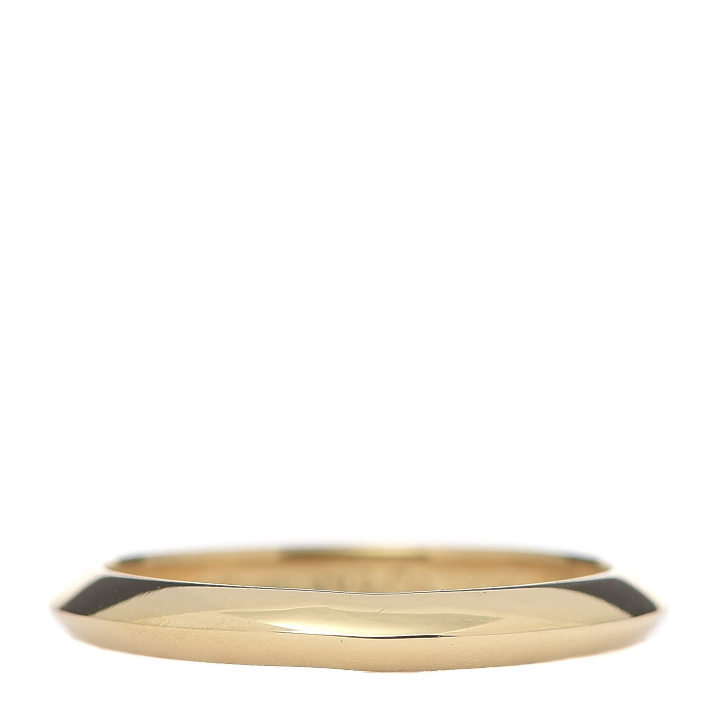 18K Yellow Gold Classic Wedding Band Ring 43 2.5