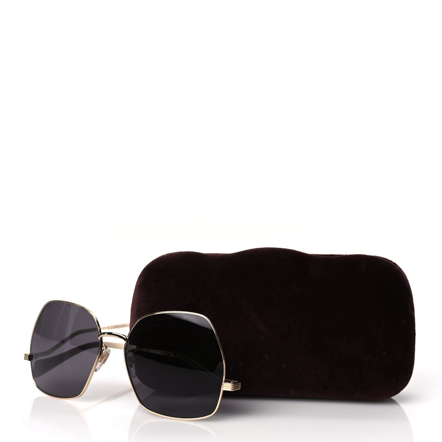 Gucci Metal Frame Sunglasses GG0972S Gold 7 of 7