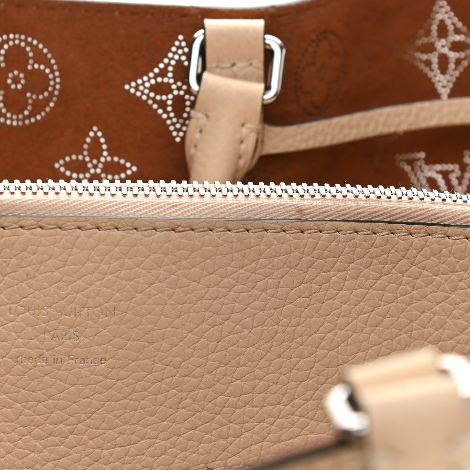 Louis Vuitton Mahina Bella Tote Creme Beige 10 of 10