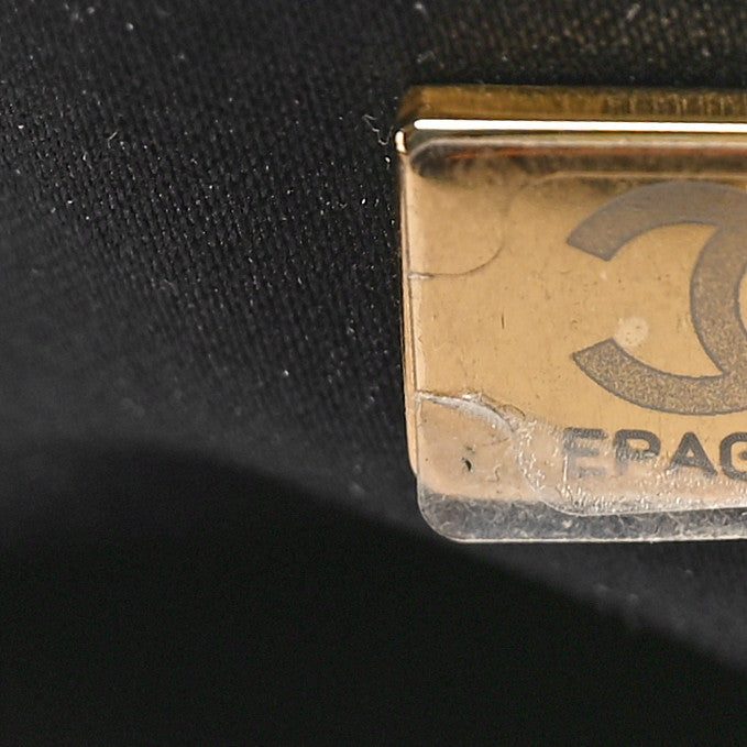 Sequin Shopping Tote Black