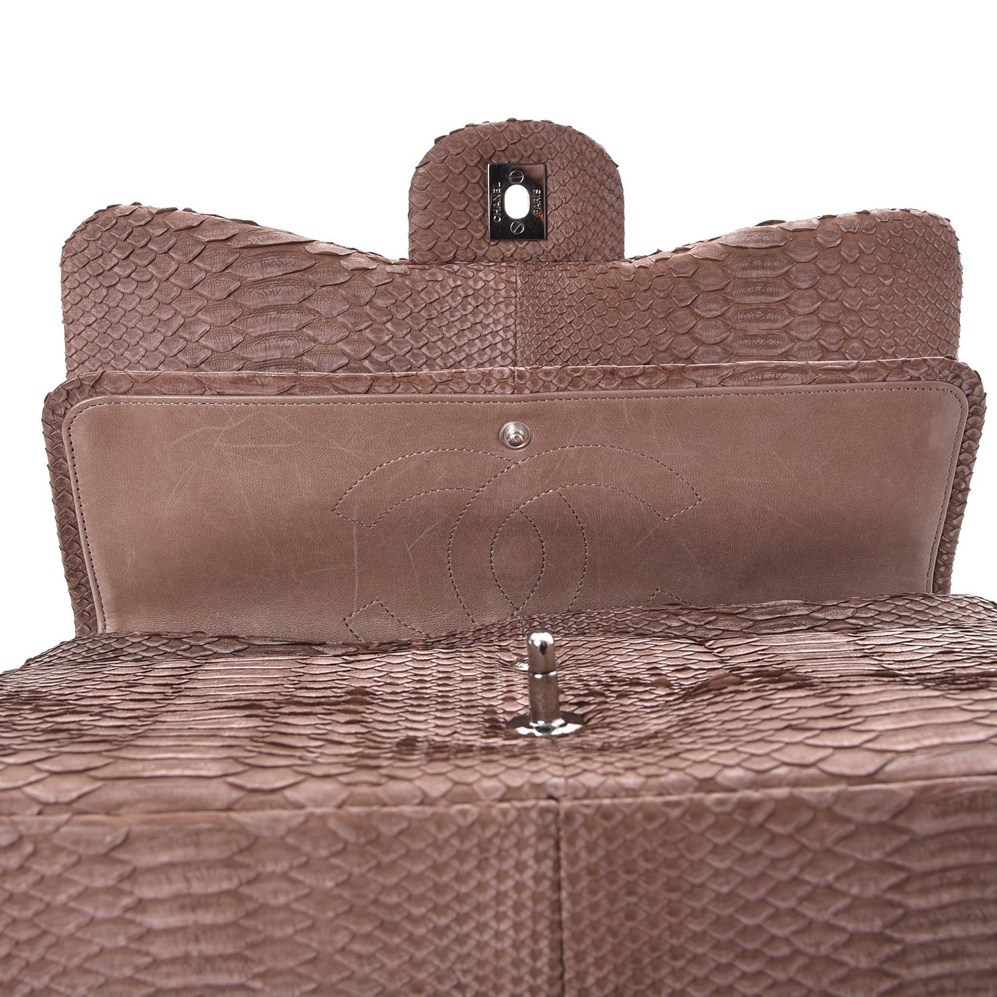 Python Jumbo Double Flap Tawny