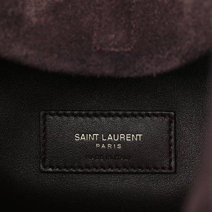 Saint Laurent Supple Calfskin Large Le 5 A 7 Soft Hobo  Raisin 5 of 8