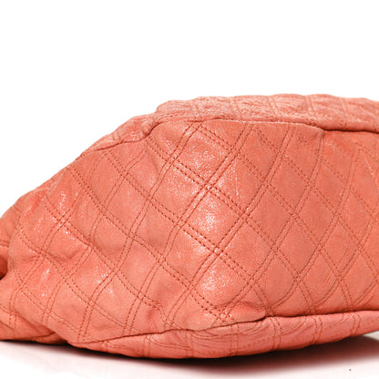 Marc Jacobs Calfskin Snakeskin Quilted Flap Pink Multicolor 9 of 12