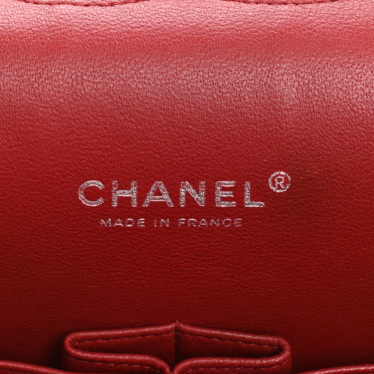 Chanel Caviar Quilted Maxi Double Flap Dark Red 5 of 9