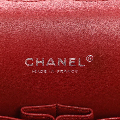 Chanel Caviar Quilted Maxi Double Flap Dark Red 5 of 9