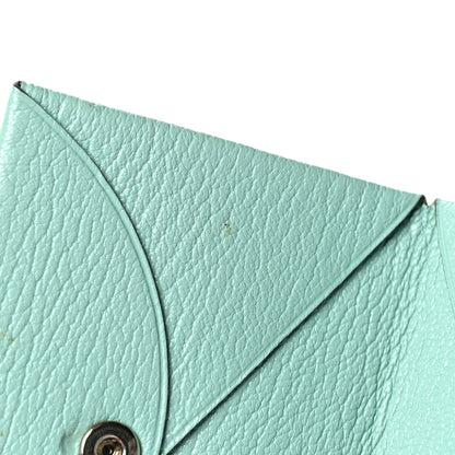 Hermes Chevre Mysore Calvi Card Case Aqua 8 of 9