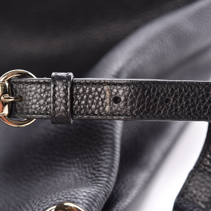 Gucci Pebbled Calfskin Large Soho Hobo Black 8 of 14