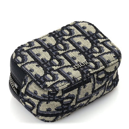 Christian Dior Oblique D-Touch Nano Horizontal Pouch Blue 3 of 9