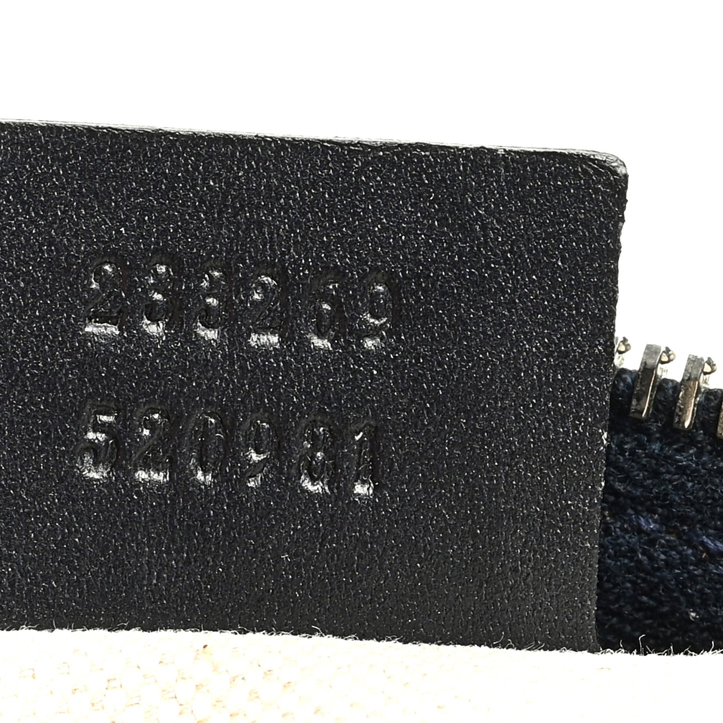 GG Plus Monogram Belt Bag Navy