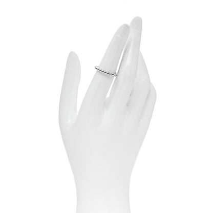 Van Cleef & Arpels 18K White Gold Medium Perlee Ring 52 6 2 of 4