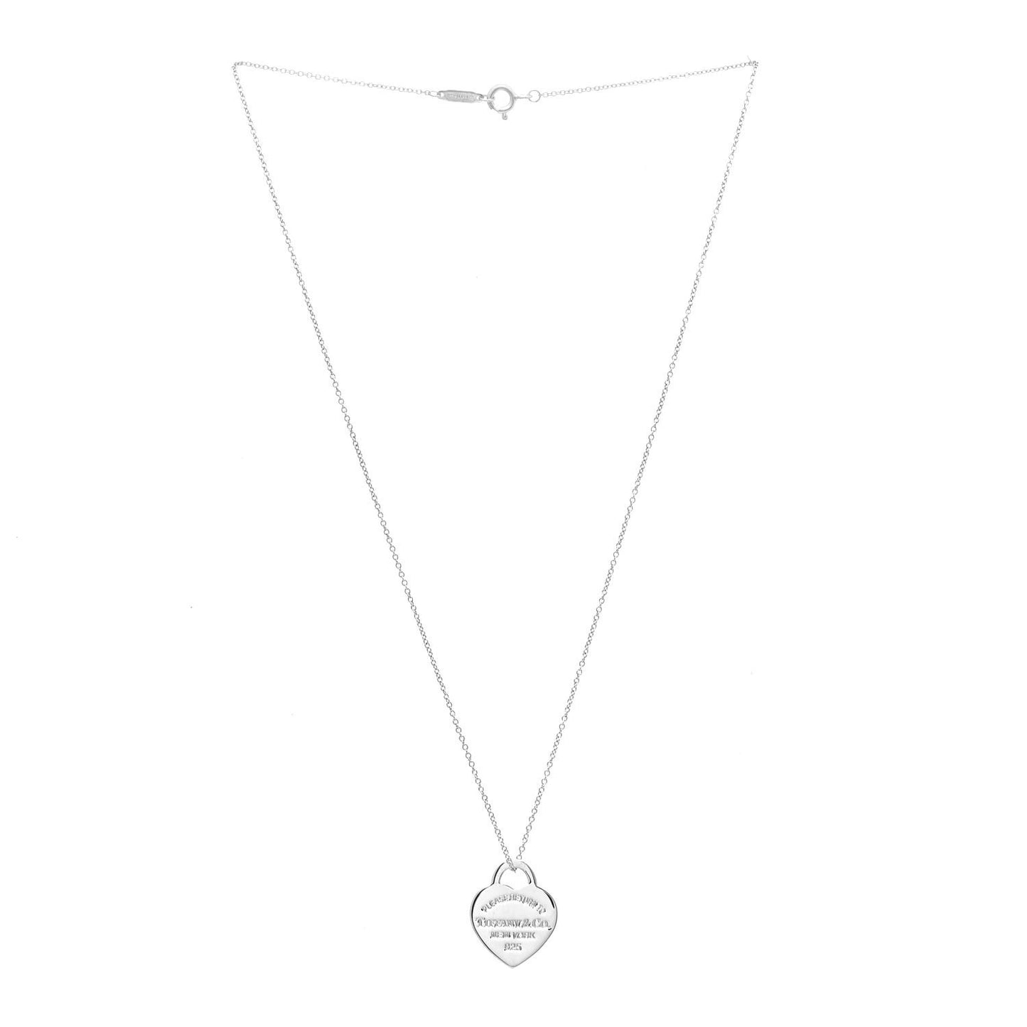 Sterling Silver Small Return to Tiffany Heart Pendant Necklace