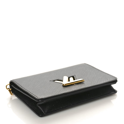 Louis Vuitton Epi Twist Belt Chain Wallet Black 4 of 8