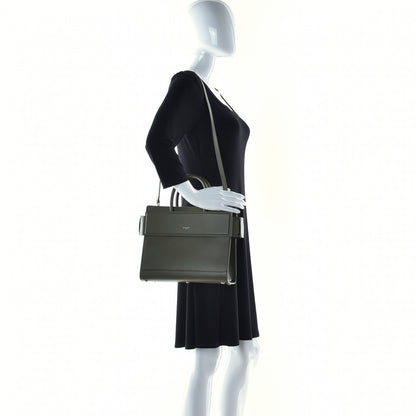 Givenchy Smooth Calfskin Small Horizon Satchel Khaki 5 of 12