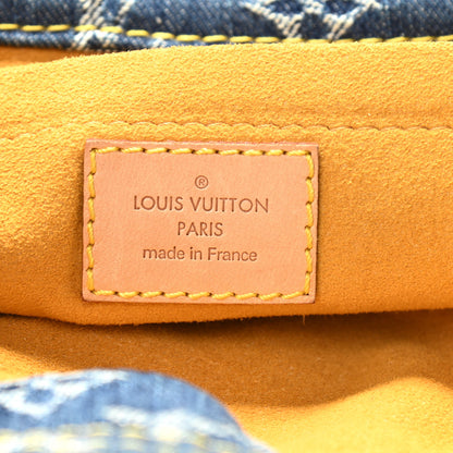 Louis Vuitton Monogram Denim Sac Plat Blue 6 of 11