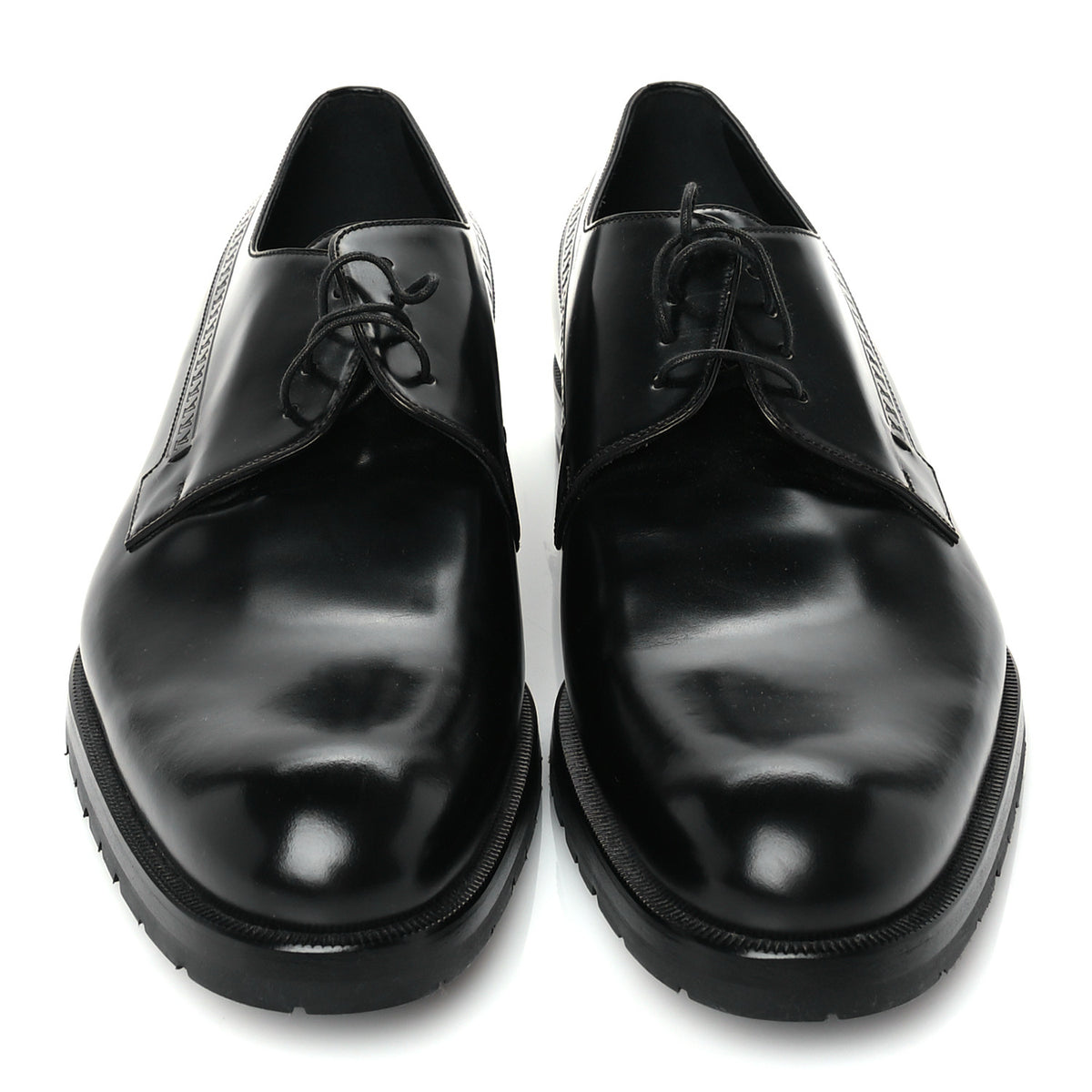 Louis Vuitton Calfskin Mens State Derby 8 Black 4 of 7