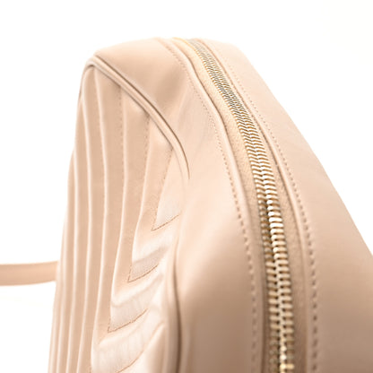 Saint Laurent Calfskin Matelasse Monogram Lou Camera Bag Dark Beige 13 of 16
