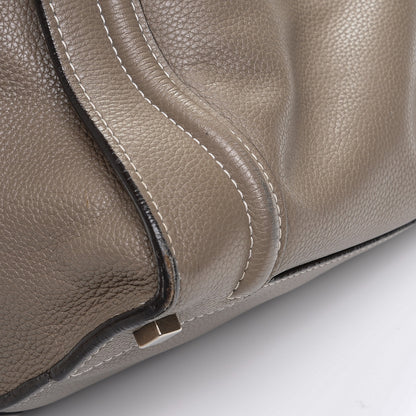 Celine Drummed Calfskin Mini Luggage Souris 11 of 11