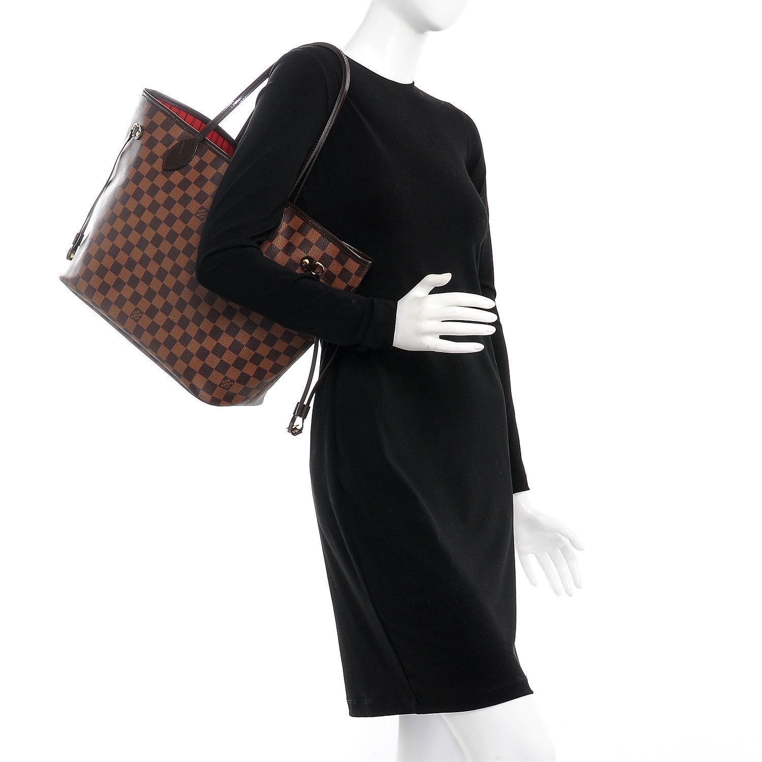 Louis Vuitton Damier Ebene Neo Neverfull MM 2 of 14