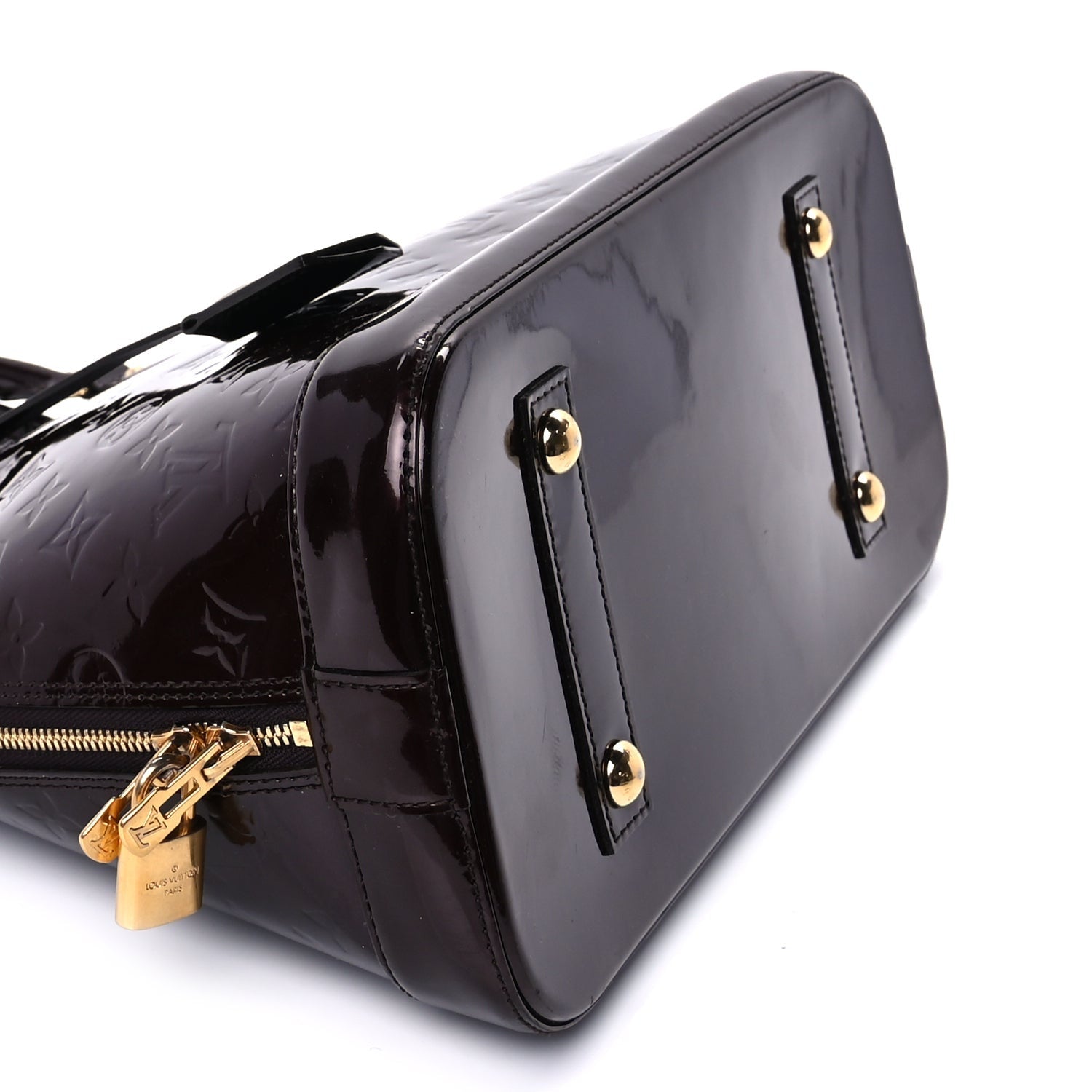 Louis Vuitton Vernis Alma MM   Amarante 7 of 7