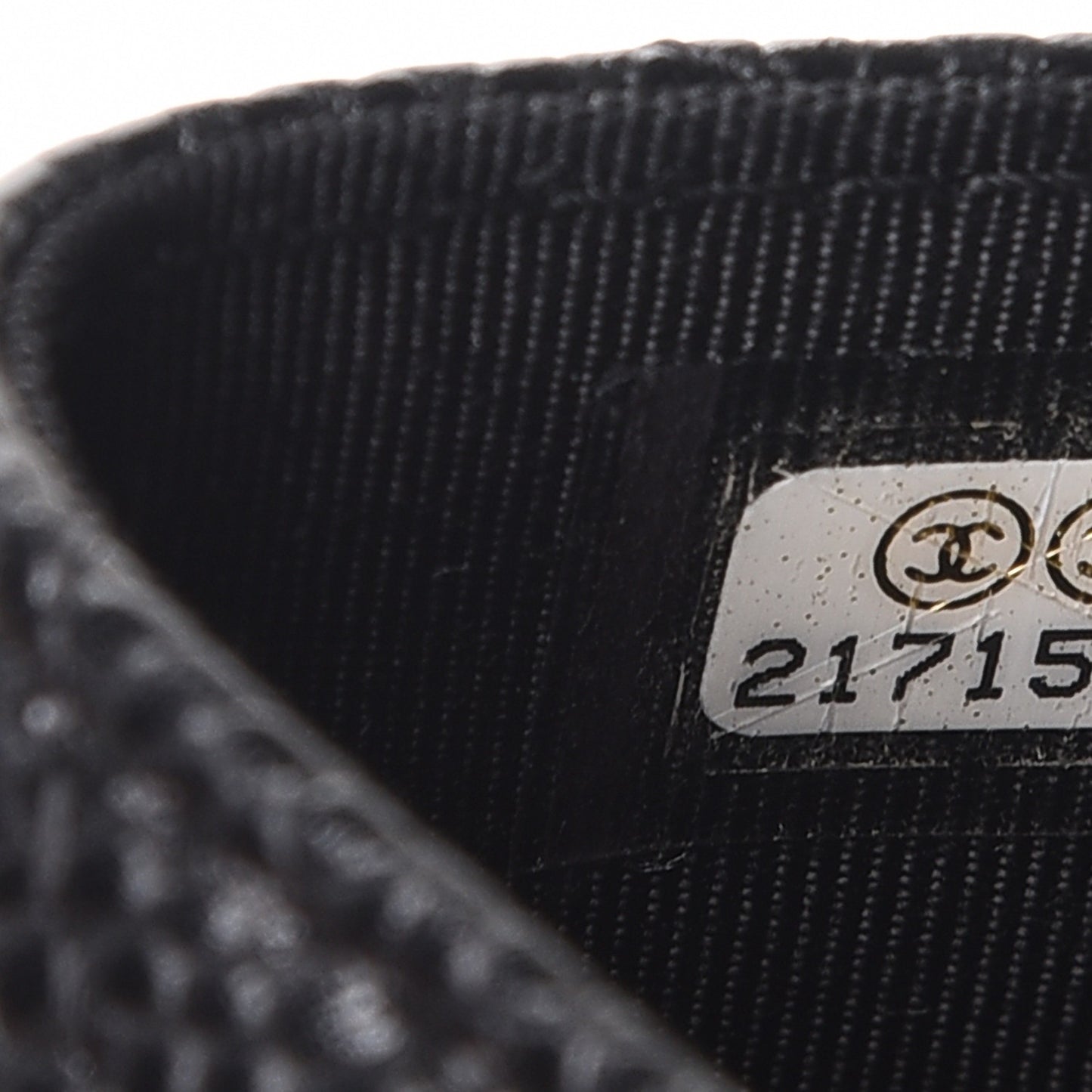 Caviar Quilted Flap Card Holder Black