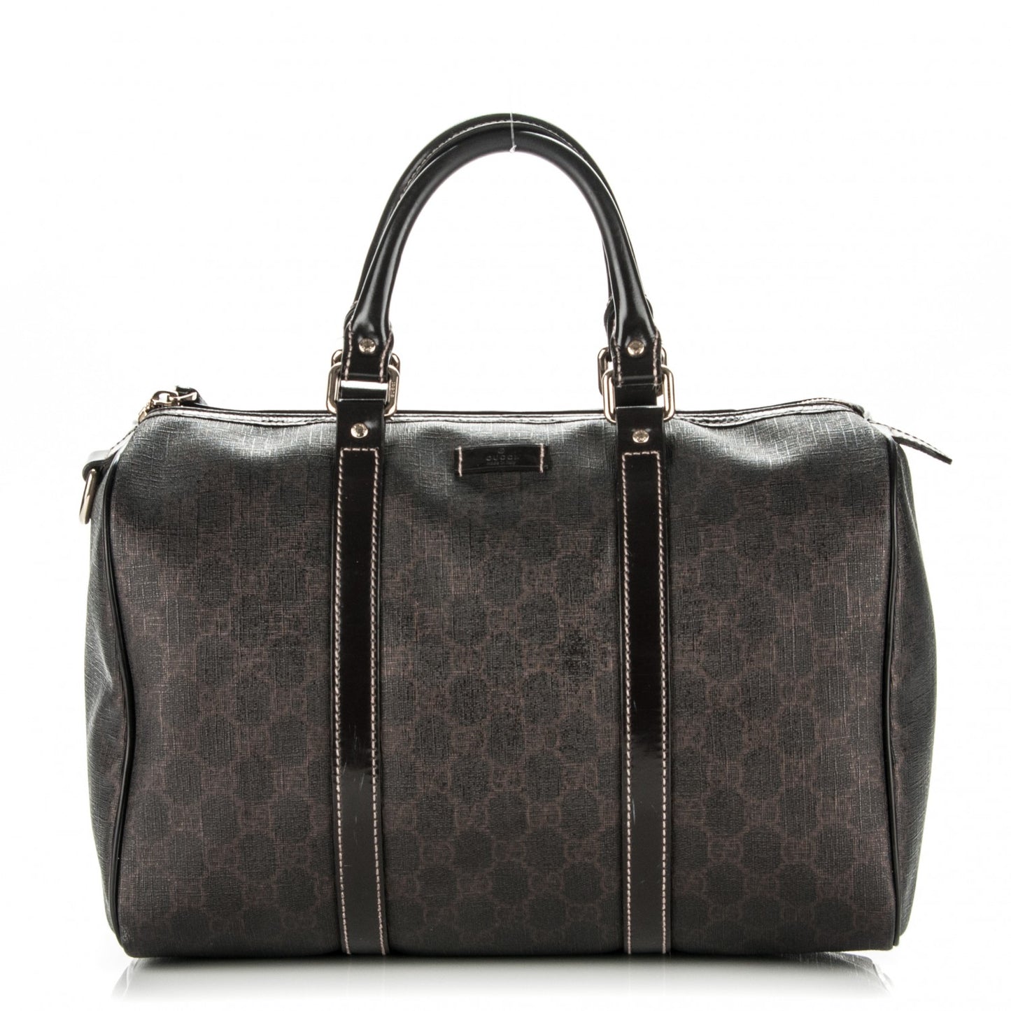 GG Plus Monogram Medium Joy Boston Dark Brown