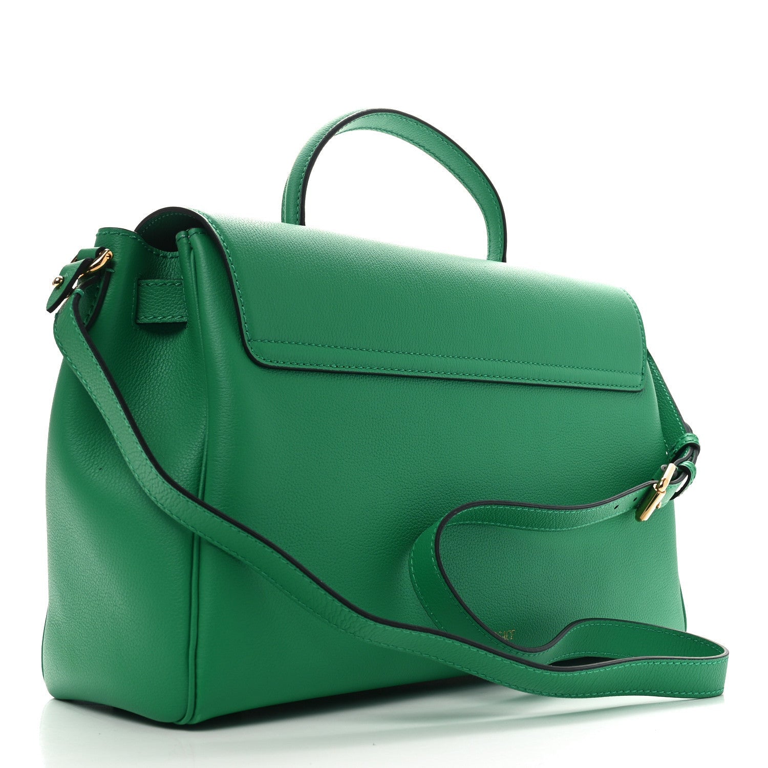 Versace Calfskin Large La Medusa Bag Green 3 of 7