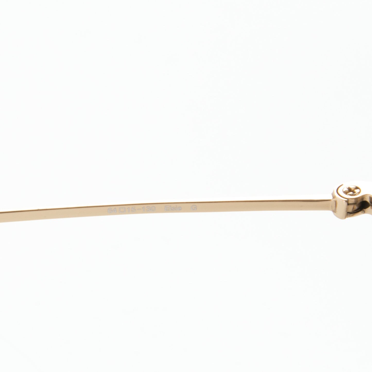 Titanium Elsie Aviator Sunglasses Gold