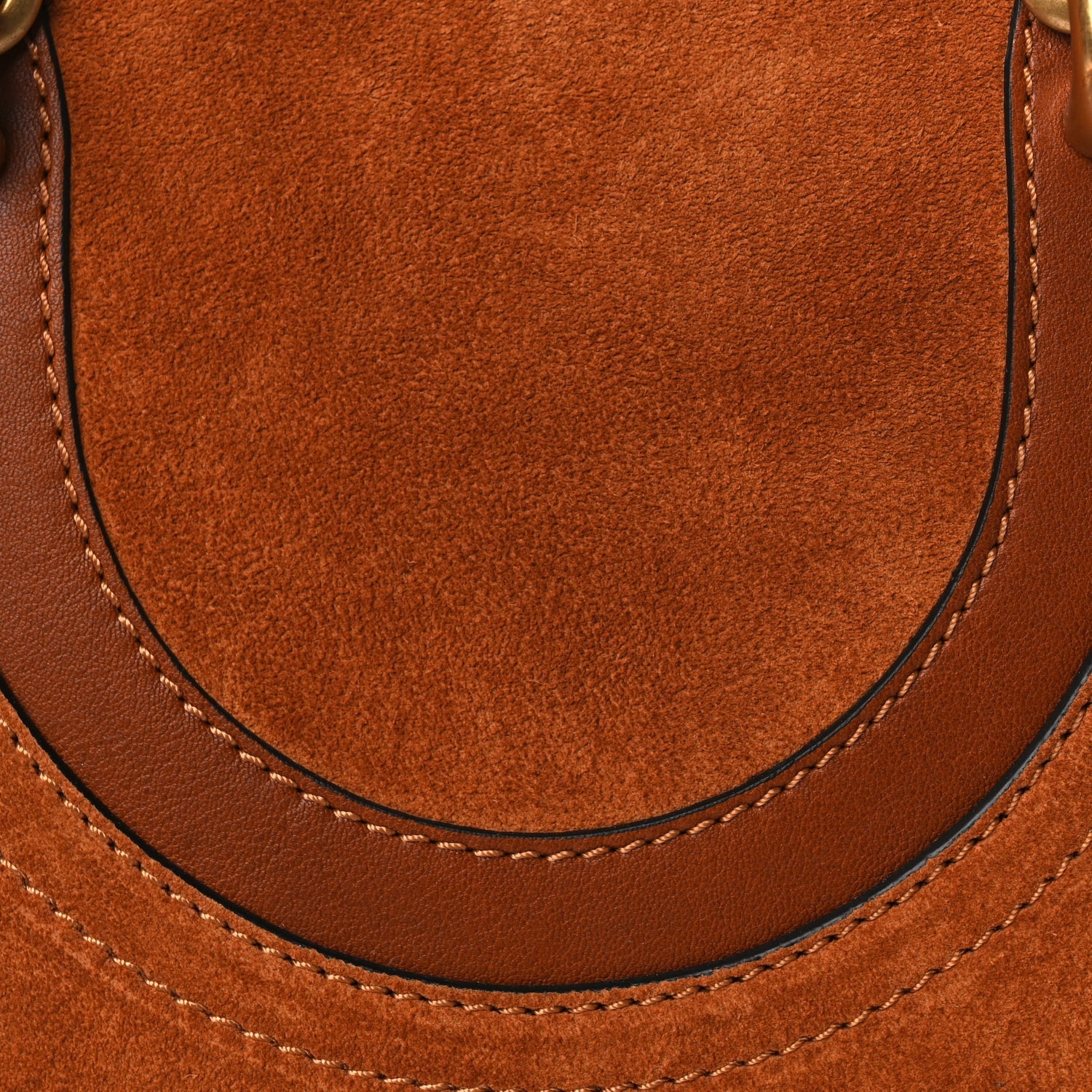 Chloe Suede Calfskin Small Pixie Bag Saffron Red 6 of 8