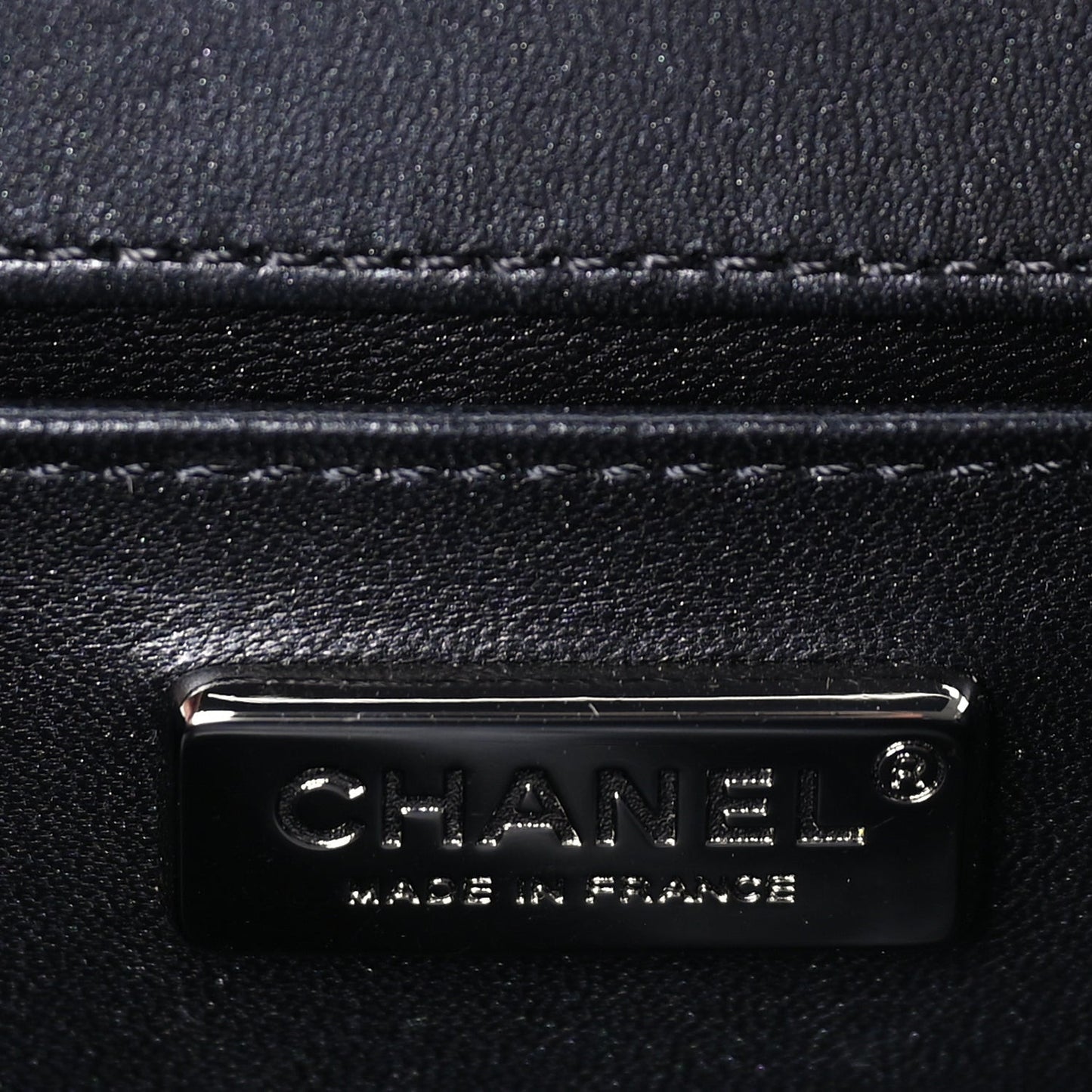 Galuchat Stingray Small Boy Flap Black