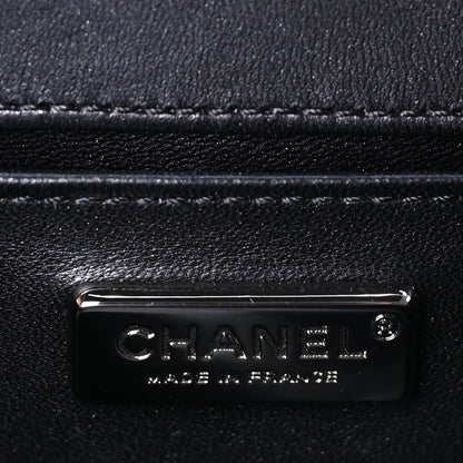 Chanel Galuchat Stingray Small Boy Flap Black 5 of 7